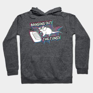 Banging Out The Tunes (Glitched Version) Hoodie